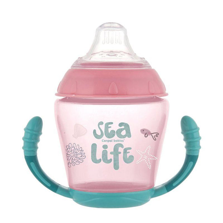 Canpol Babies Non-Spill Cup with Soft Silicone Spout 230 ml Sea Life - ZRAFH