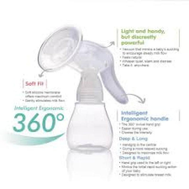 Farlin Manual Breast Pump With Bottle - ZRAFH