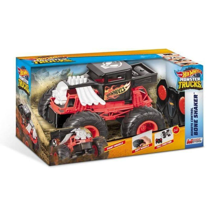 Hot Wheels Bone Shaker RC Remote Control Monster Truck - Red - ZRAFH