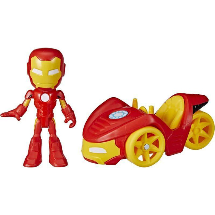 Marvel Spidey and His Amazing Friends vehicle and figure ironman - multicolor - ZRAFH