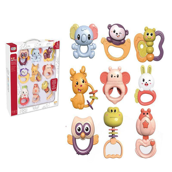 Babylove Baby Rattle Play set - 9 Pieces - 33-2347649 - ZRAFH