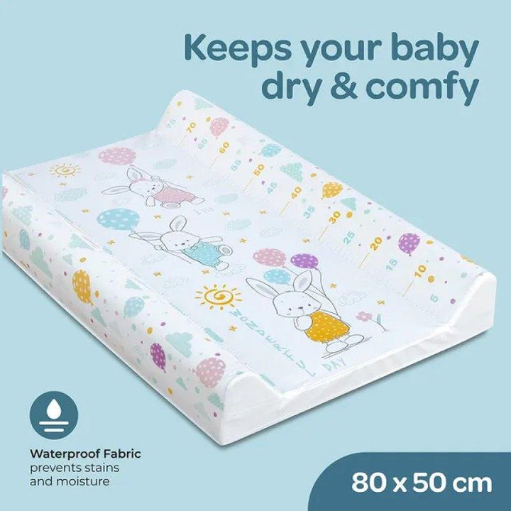 Moon Changing Mat - 80 x 50 x 10 cm - Flying Rabbits - Zrafh.com - Your Destination for Baby & Mother Needs in Saudi Arabia