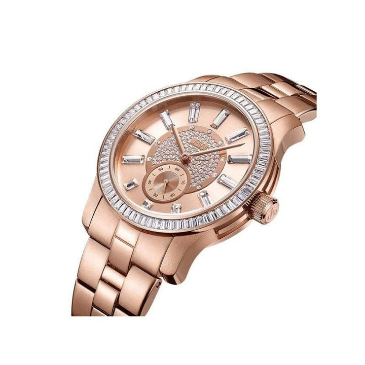 JBW Celine 0.09 ctw Diamond 18k Rose Gold-Plated Stainless-Steel Women's Watch - J6349D - Zrafh.com - Your Destination for Baby & Mother Needs in Saudi Arabia
