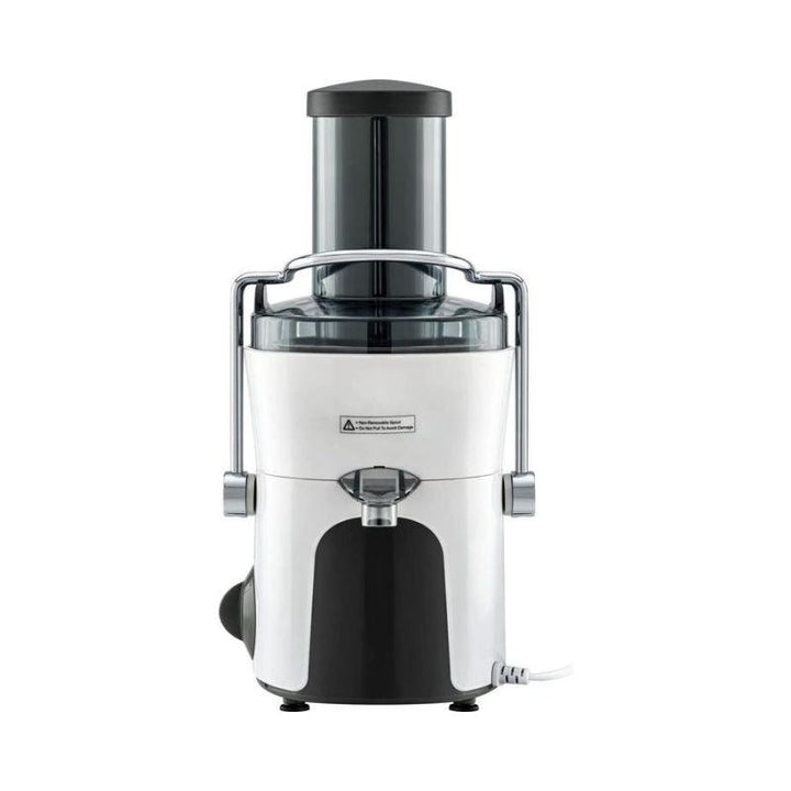 Black And Decker Juice Extractor with Large Feeding Chute - 1.5 L - 800W - White - Zrafh.com - Your Destination for Baby & Mother Needs in Saudi Arabia