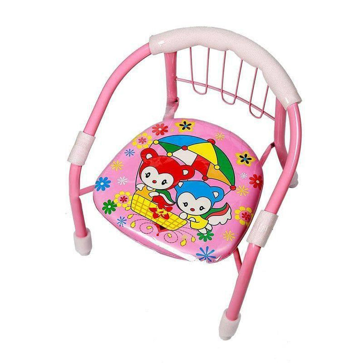 Baby Metal Chair With Mixed Design From Family Center Pink - 24-1482 - ZRAFH