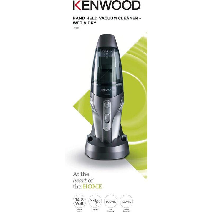 Kenwood Wet & Dry Handheld Vacumm 14.8 Volt 500 ml - Black - OWHVP19.000SI - ZRAFH