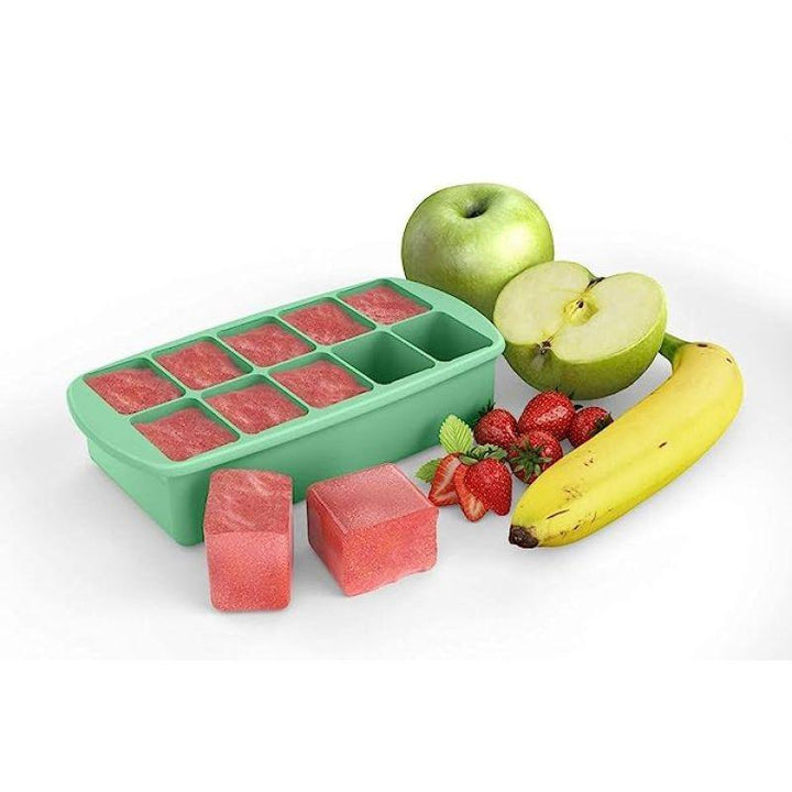 Melii - Silicone Baby Food Freezer Tray - 60 ml - Mint - ZRAFH