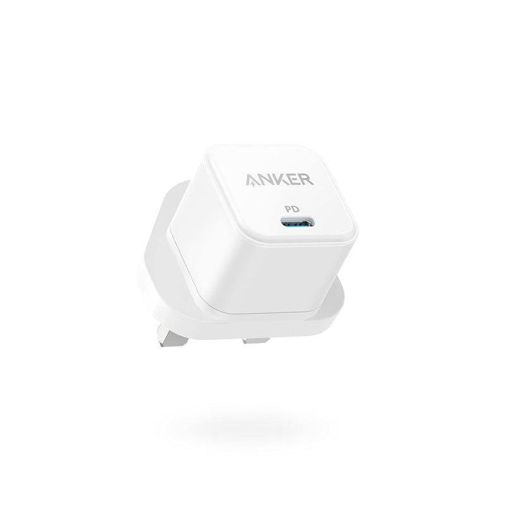 Anker PowerPort III Cube With Charging Cable - White - 20W - B2149K21 - ZRAFH