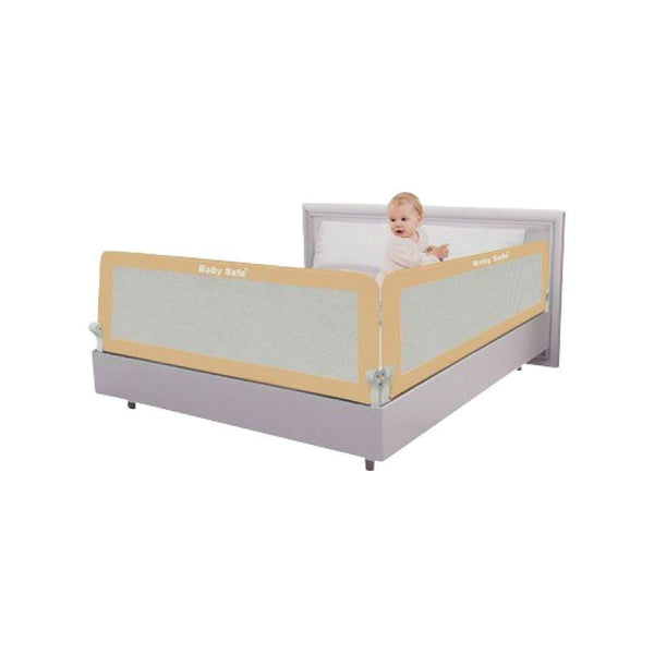 Baby Safe Safety Bed Rail - 120X42 cm - Khaki - Zrafh.com - Your Destination for Baby & Mother Needs in Saudi Arabia