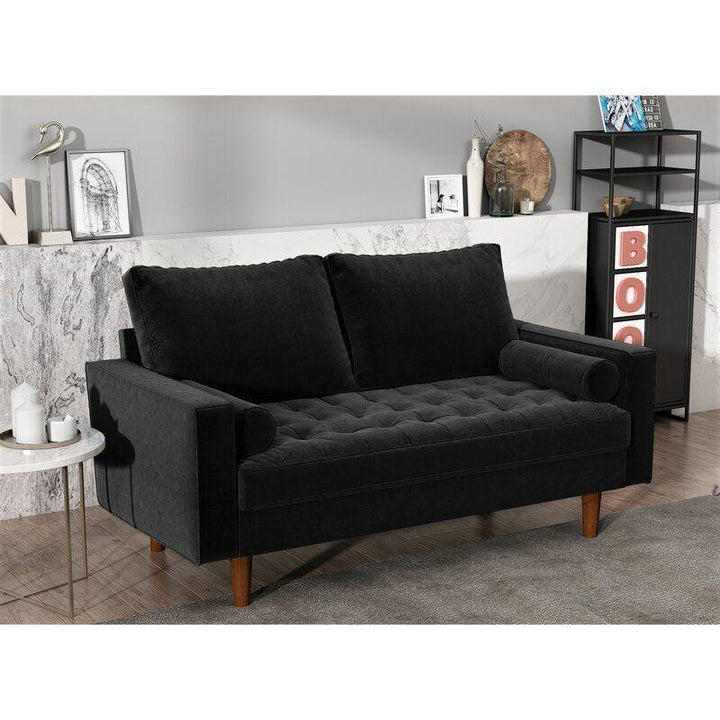 Modern Comfortable Velvet 2 Seater Sofa - 180x85x85 cm - By Alhome - Zrafh.com - Your Destination for Baby & Mother Needs in Saudi Arabia