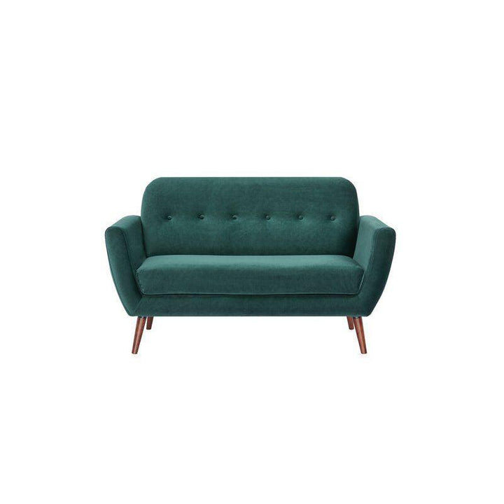 Modern Elegant Velvet 2 Seater Sofa - Green - 180x85x85 cm - By Alhome - Zrafh.com - Your Destination for Baby & Mother Needs in Saudi Arabia