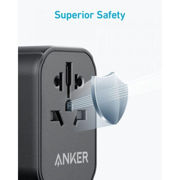 Anker PowerExtend USB-C Travel Adapter - Black - A9212K11 - ZRAFH