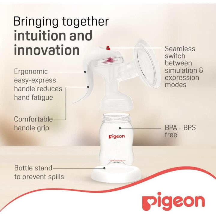 Pigeon Manual Breast Pump With Sleeve - Zrafh.com - Your Destination for Baby & Mother Needs in Saudi Arabia