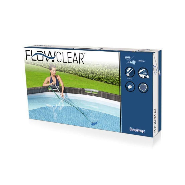 Flow Clear Swimming Pool Cleaning Tool - 203 cm White - 6.5x57x31 cm - 26-58013 - ZRAFH