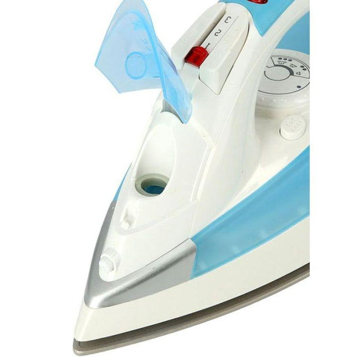 Olsenmark Steam Iron - 2200 w - Blue and White - OMSI1681 - Zrafh.com - Your Destination for Baby & Mother Needs in Saudi Arabia