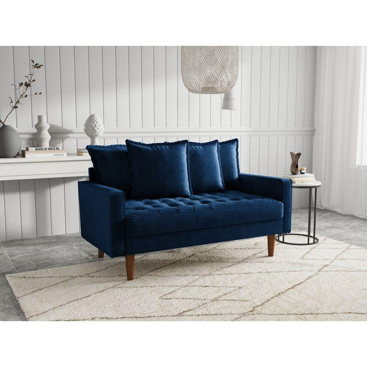 Modern Luxurious Velvet 2 Seater Sofa - 180x85x85 cm - By Alhome - Zrafh.com - Your Destination for Baby & Mother Needs in Saudi Arabia