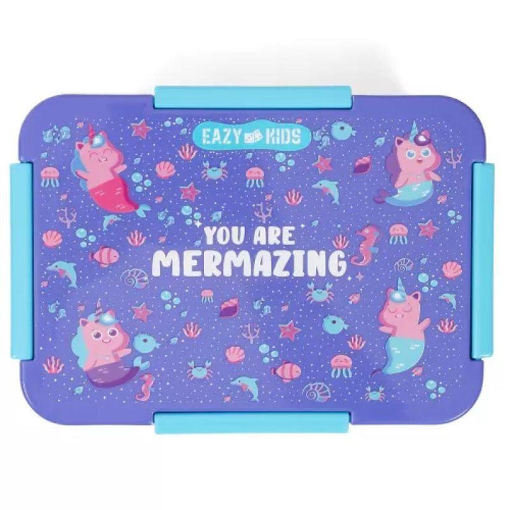 Eazy Kids Lunch Box Set - Blue - Zrafh.com - Your Destination for Baby & Mother Needs in Saudi Arabia