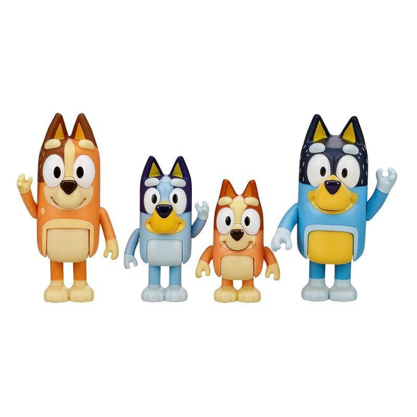 Bluey Family Figurines 4-Pack Set Including Bluey Bingo Chilli and Bandit - Zrafh.com - Your Destination for Baby & Mother Needs in Saudi Arabia