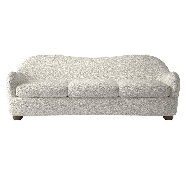 Beige Linen 3-Seater Sofa for Timeless Elegance By Alhome - Zrafh.com - Your Destination for Baby & Mother Needs in Saudi Arabia