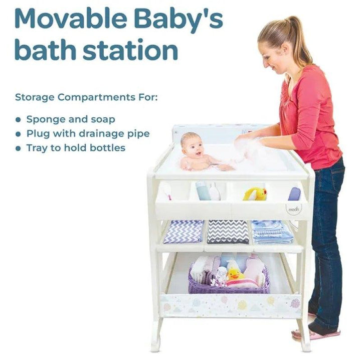 Moon Changing Table - Flying Rabbits - Zrafh.com - Your Destination for Baby & Mother Needs in Saudi Arabia