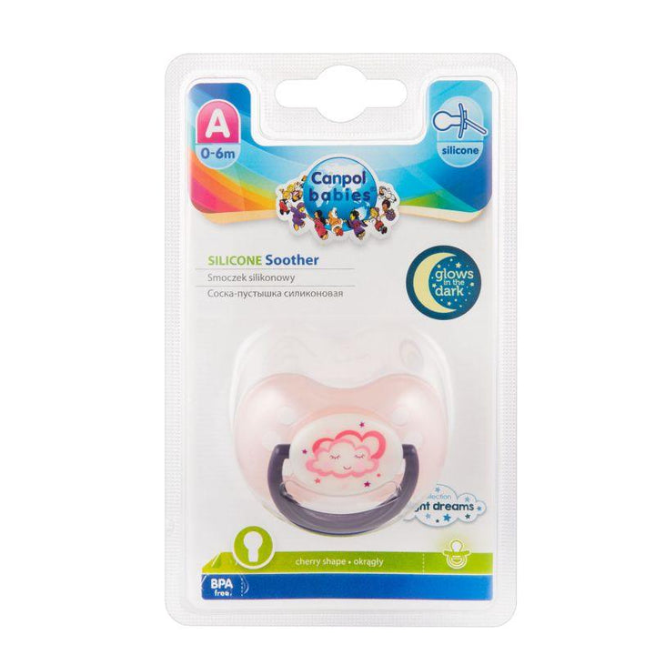 Canpol Babies Silicone Soother - Size 0-6 Months - Moon - 22/639 - ZRAFH