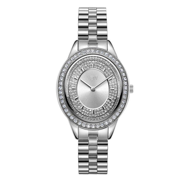 Jbw Women's Bellini Watch 0.12 Ctw Diamond - Stainless Steel - Ladies Watch - Silver - J6381 - Zrafh.com - Your Destination for Baby & Mother Needs in Saudi Arabia