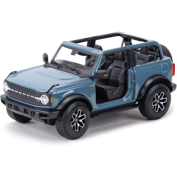 1/18 Scale Model Compatible with Ford Compatible with Bronco Badlands 2021  Die-Cast Scale Model Replica Miniature(Grey)