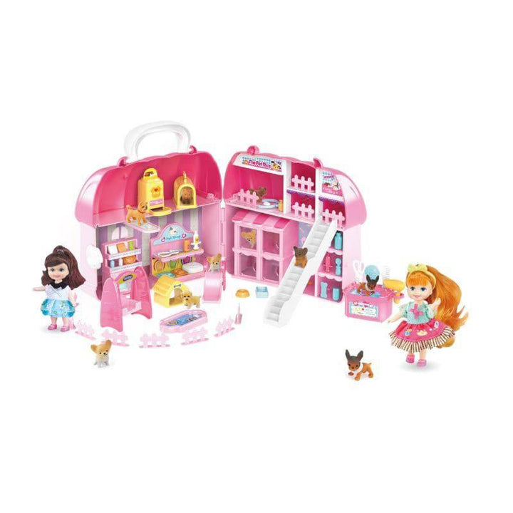 Play House Set Pet Store Pink - 42x17x36 cm 32-1745441 - ZRAFH