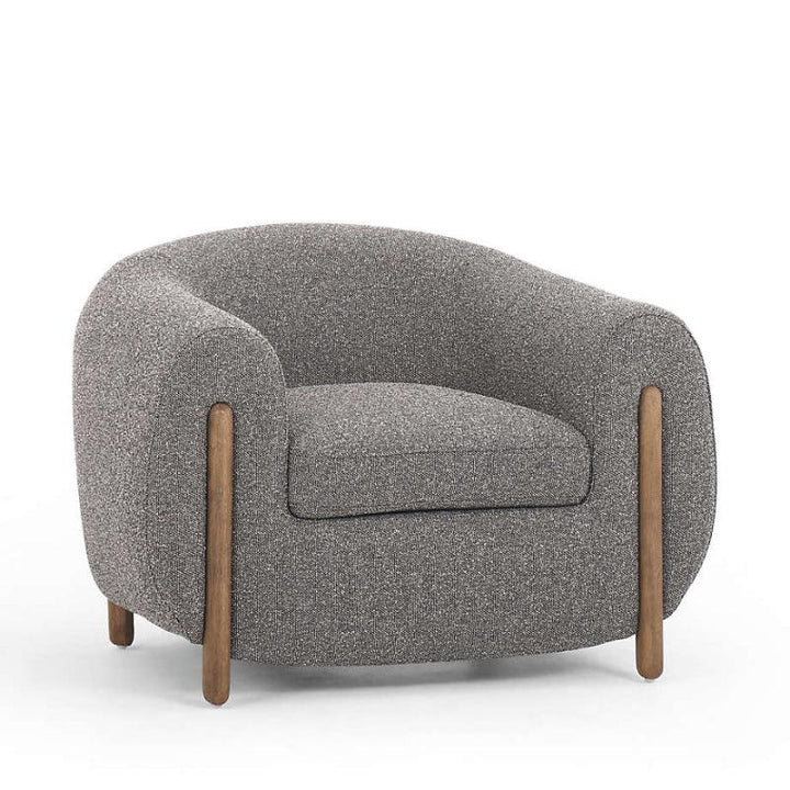 Gray Linen Chair By Alhome - 110111479 - Zrafh.com - Your Destination for Baby & Mother Needs in Saudi Arabia