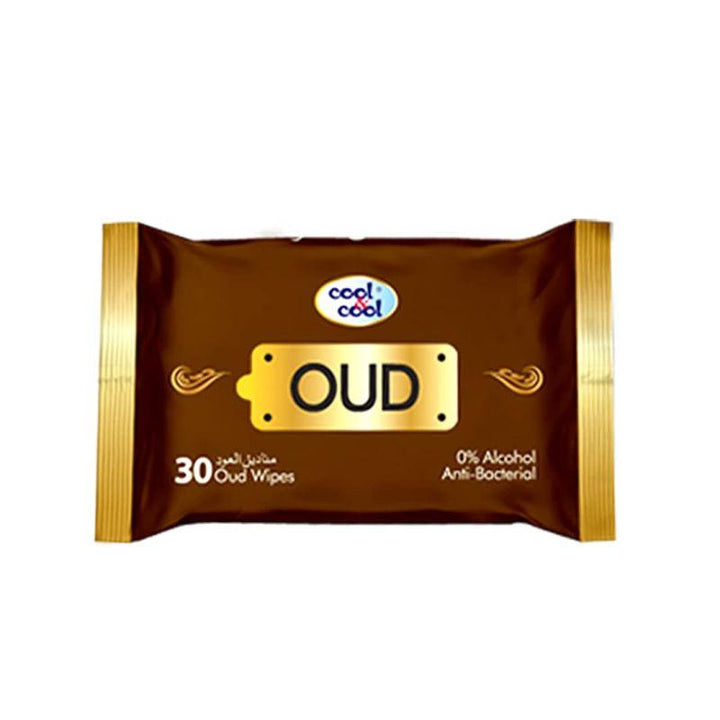 Cool & Cool Oud Wipes - 30 Pieces - Zrafh.com - Your Destination for Baby & Mother Needs in Saudi Arabia