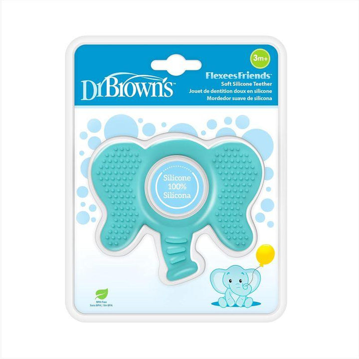 Dr. Brown's Teether Elephant - Blue - Zrafh.com - Your Destination for Baby & Mother Needs in Saudi Arabia