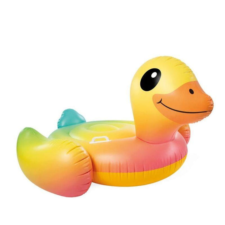 Intex Duck Shape Inflatable Swimming Ring - Yellow - Zrafh.com - Your Destination for Baby & Mother Needs in Saudi Arabia
