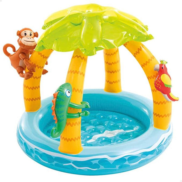 Intex Tropical Island Baby Pool 45 Liters - Multicolor - 58417 - ZRAFH