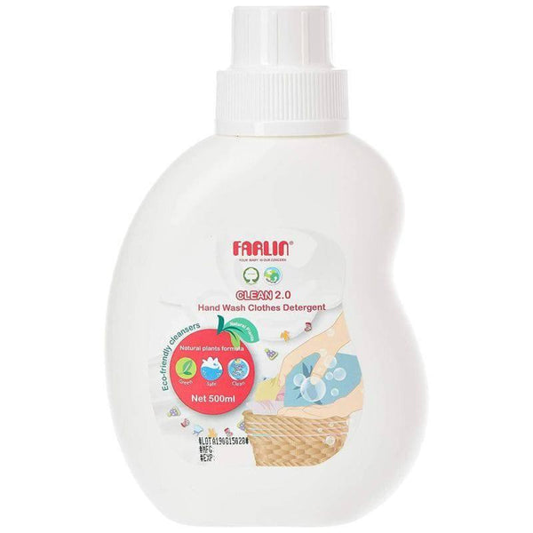 Farlin Clean Hand Wash Baby Clothes Detergent Bottle - 500 ml - ZRAFH