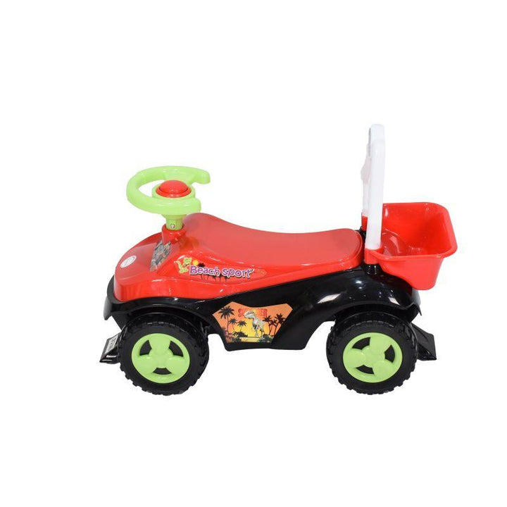 Amla Dinosaur Ride Push Car - 8206 - Zrafh.com - Your Destination for Baby & Mother Needs in Saudi Arabia