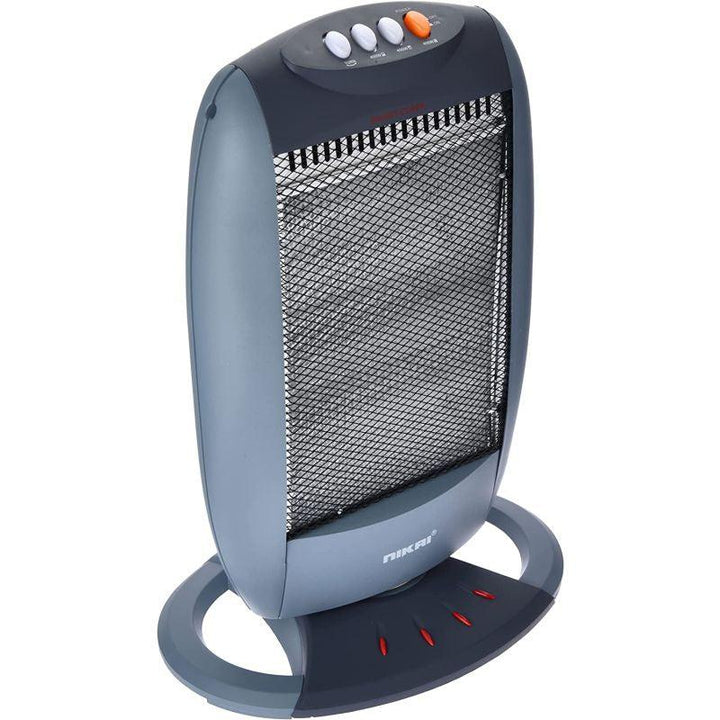 Nikai Electric Halogen Heater - 1200W - Gray - Neh6250K - Zrafh.com - Your Destination for Baby & Mother Needs in Saudi Arabia