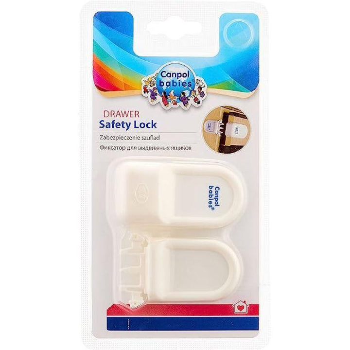 Canpol Babies Drawer Safety Lock - 1 piece - White - ZRAFH
