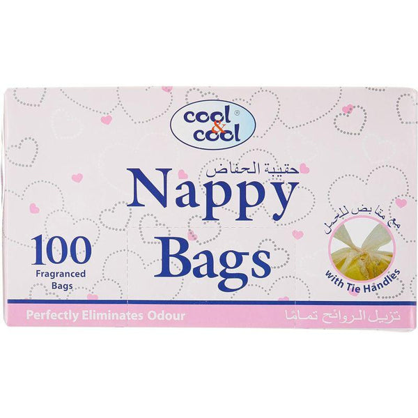 Cool & Cool Nappy Bags - 100 Pieces - Zrafh.com - Your Destination for Baby & Mother Needs in Saudi Arabia