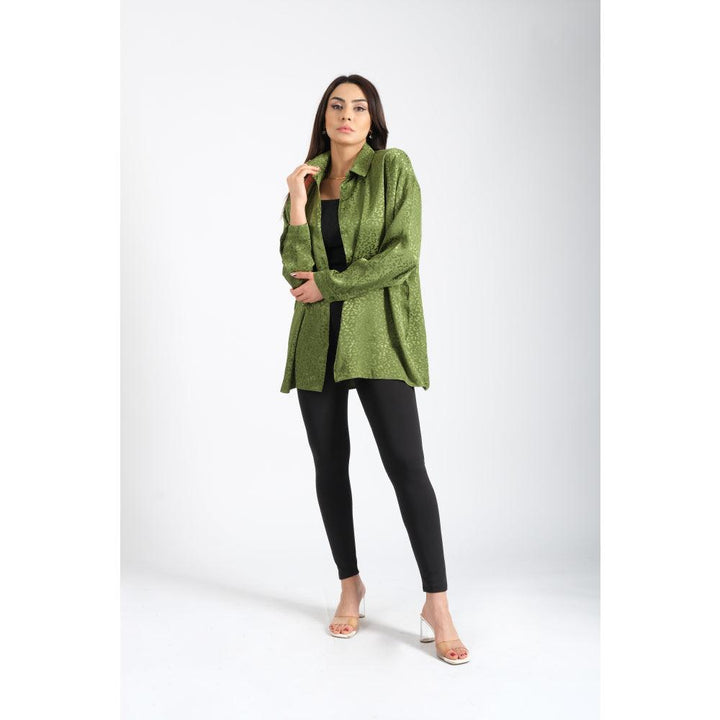 Londonella Shirt Oversized fit - Green - 100130 - Zrafh.com - Your Destination for Baby & Mother Needs in Saudi Arabia