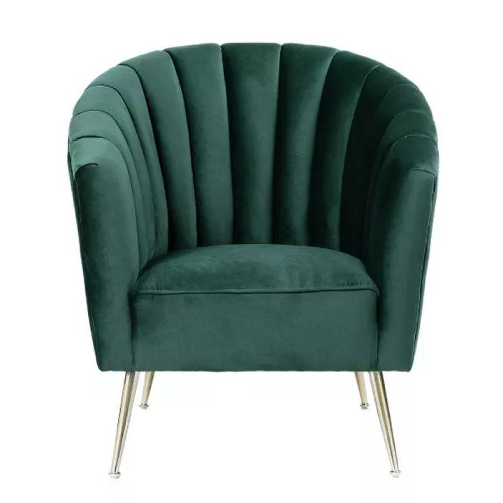 Modern Chic Velvet Arm Chair - 80x85x85 cm - By Alhome - Zrafh.com - Your Destination for Baby & Mother Needs in Saudi Arabia