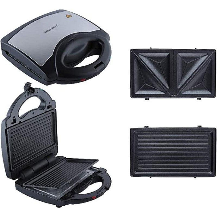 Al Saif 2 In 1 Electric 2 Slice Sandwich Maker 1200 Watts - Zrafh.com - Your Destination for Baby & Mother Needs in Saudi Arabia