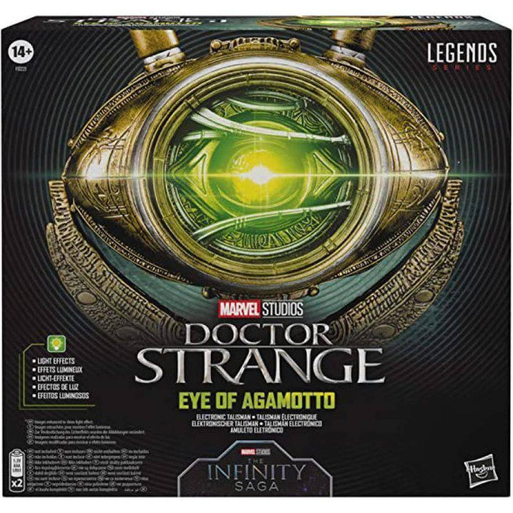 Marvel Legends Doctor Strange Premium Role Play Eye Of Agamotto Electronic Talisman - ZRAFH
