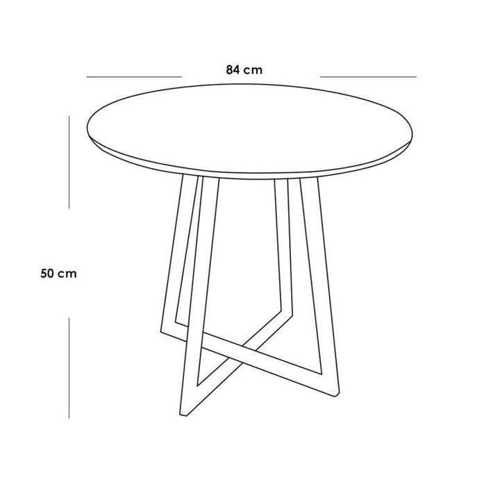 Iron and Marble Wood Coffee Table Gold - 84x50 cm By Alhome - Zrafh.com - Your Destination for Baby & Mother Needs in Saudi Arabia