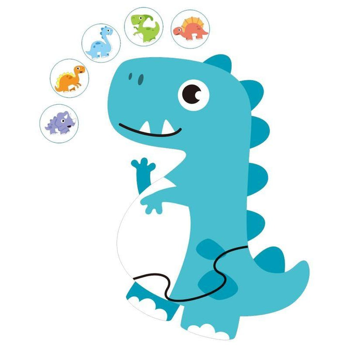 Little Story 6-in-1 Matching Puzzle Game - Dinosaurs - LS_PZ_MTDI - Zrafh.com - Your Destination for Baby & Mother Needs in Saudi Arabia