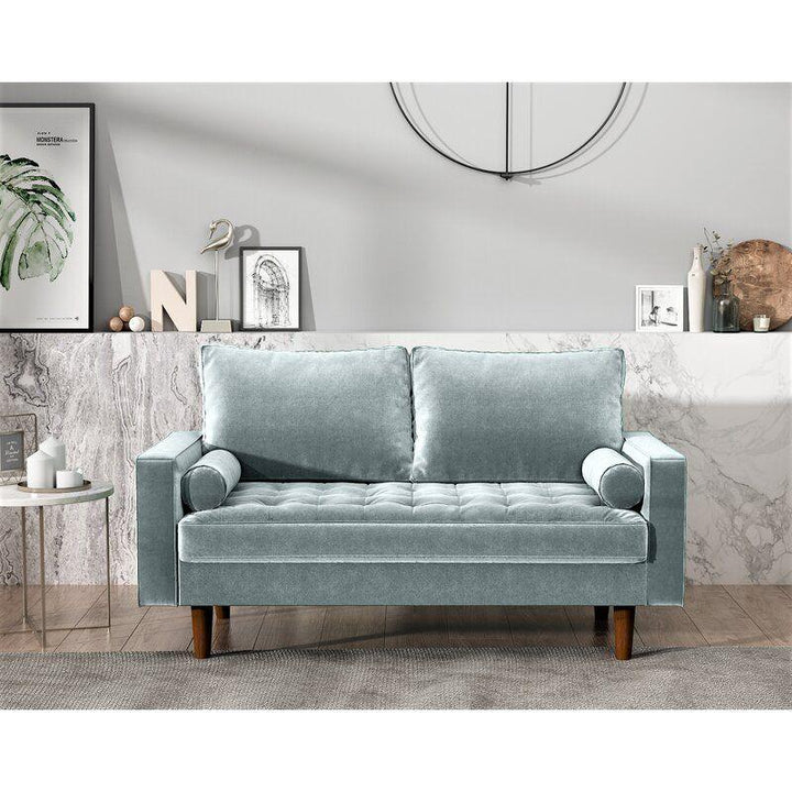 Modern Comfortable Velvet 2 Seater Sofa - 180x85x85 cm - By Alhome - Zrafh.com - Your Destination for Baby & Mother Needs in Saudi Arabia