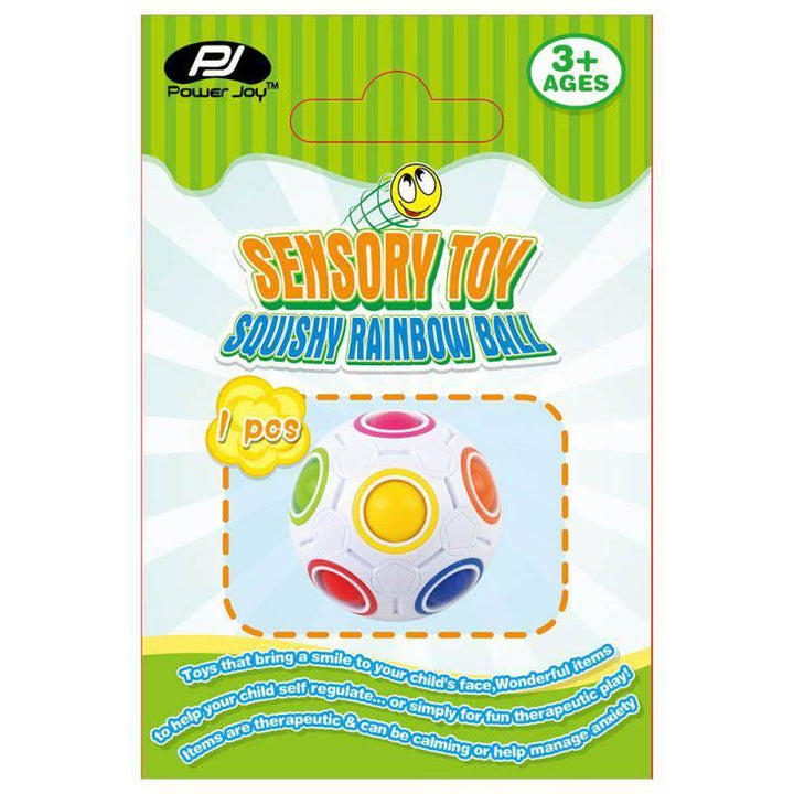 P.JOY Sensory Squishy Rainbow Ball - Muticolor - ZRAFH