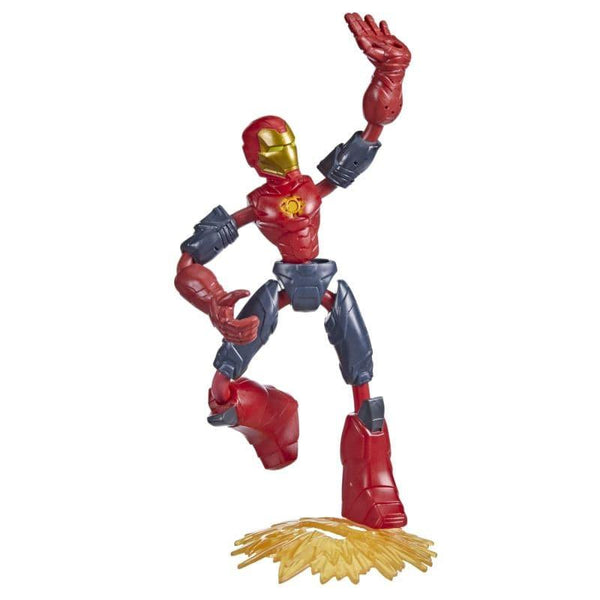 Marvel avengers figure Bend&Flex Iron Man Fire Mission- 6 inch - ZRAFH