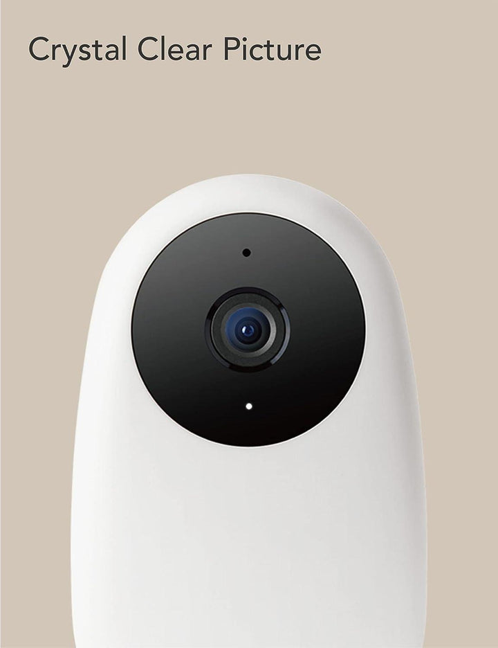 Nooie Baby Camera Monitor Indoor, Baby Monitor WiFi Smartphone 2.4Ghz, Motion and Sound Detection, 1080P HD Night Vision, Two-Way Audio, SD or Cloud Storage - Zrafh.com - Your Destination for Baby & Mother Needs in Saudi Arabia