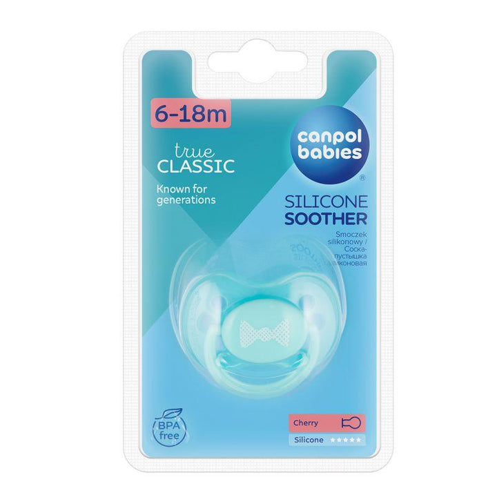 Canpol Cherry Silicone Soother - 6-18 m - 1 Piece - Pastelove - ZRAFH