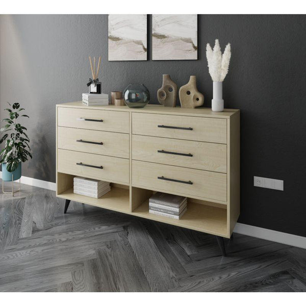 Console Unit with Drawers - White By Alhome - Zrafh.com - Your Destination for Baby & Mother Needs in Saudi Arabia